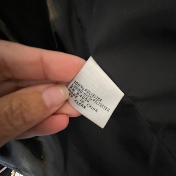 Le Suit Black Croc Embossed Blazer Fitted Jacket Career Wear Business Preppy - Picture 12 of 13